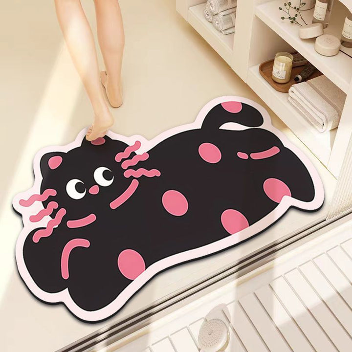 Playful Lion-Themed Bath Mat Kalsten