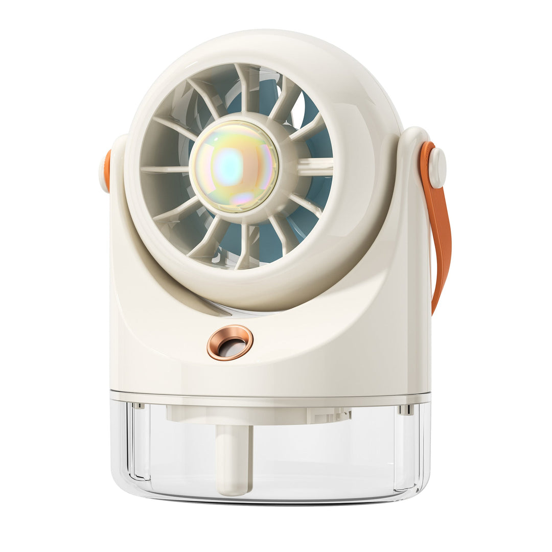Women portable mini-fan with LED lighting Kalsten