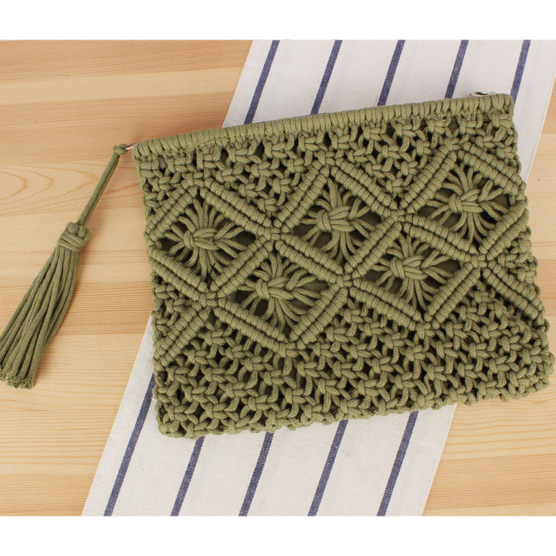 Macrame Clutch with Filigree Design Kalsten