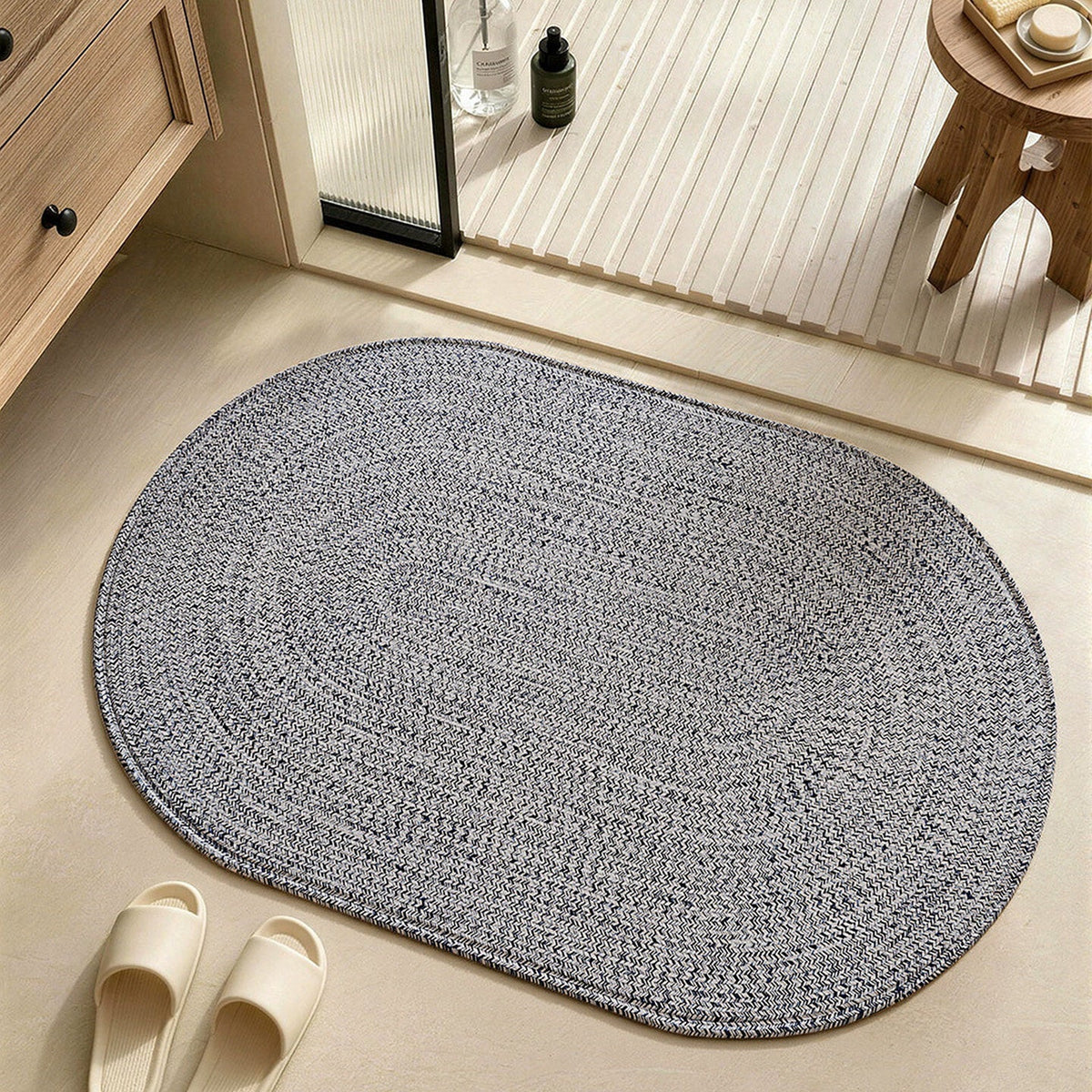 Natural Fiber Bath Rug