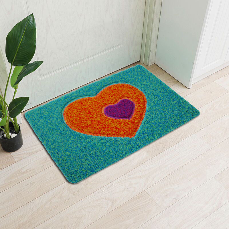 Decorative Heart-Themed Door Mat Kalsten
