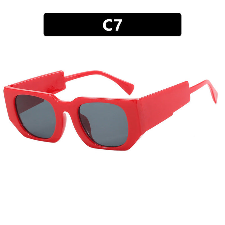 Ladies oversized sunglasses with geometric frame and UV protection Kalsten