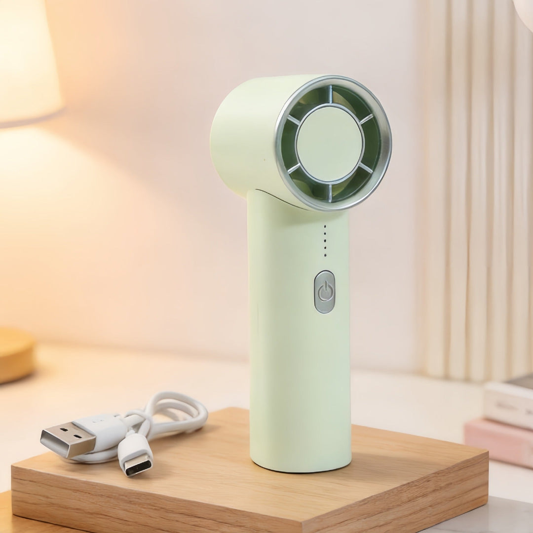 Women Portable Mini Hand Fan with USB Charging Function and Powerful Air Circulation Kalsten