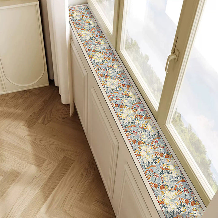Floral Decorative Window Sill Mat