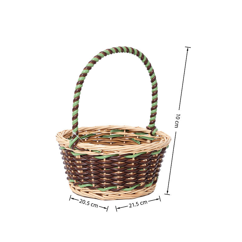 Decorative Woven Flower Basket Acalora