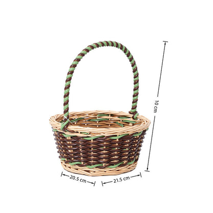 Decorative Woven Flower Basket Acalora