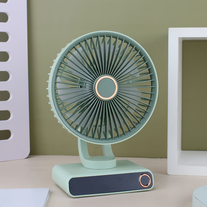 Women's Portable Table Fan with Modern Design and Adjustable Tilt Angle Kalsten