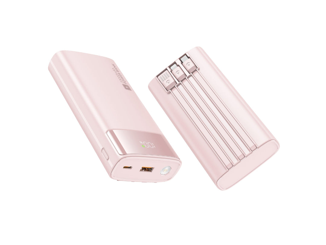 Portable power bank with slim design and digital display Kalsten