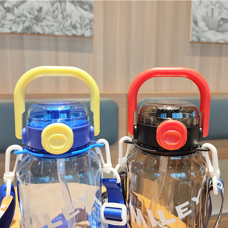Ladies Sporty Water Bottle with Practical Carrying Strap Kalsten