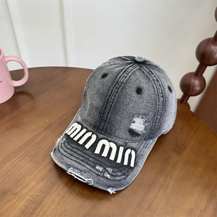 Women's Distressed Graphic Baseball Cap Kalsten