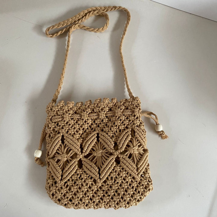Macrame Crossbody Bag with Detail-Loving Pattern Kalsten