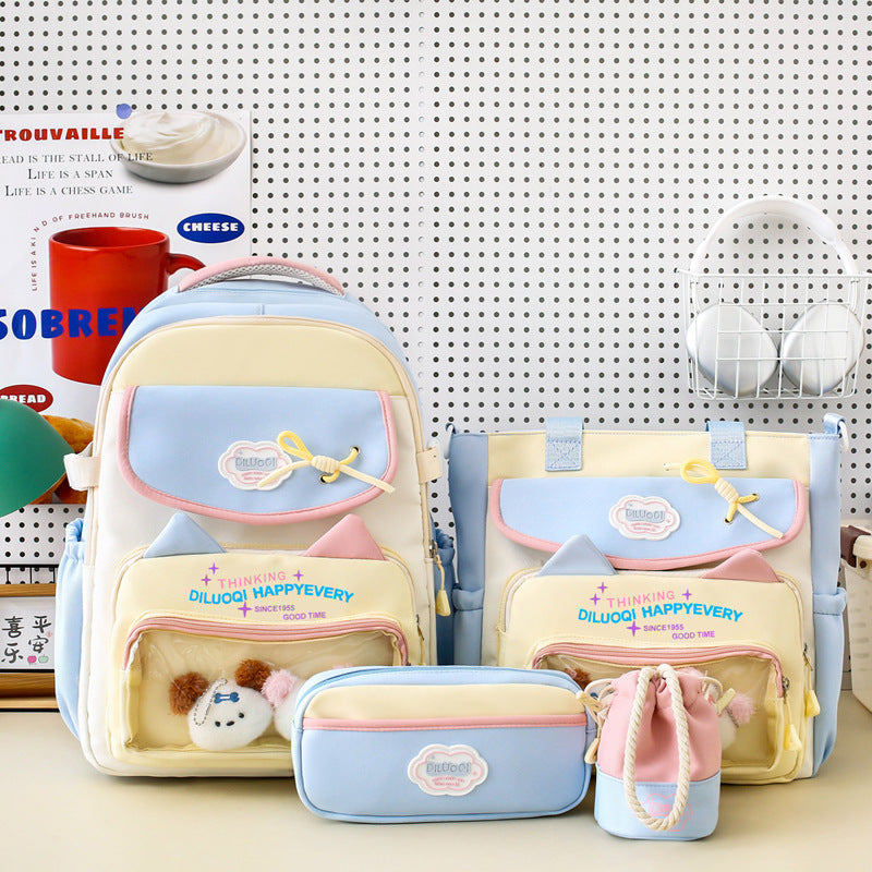 Multi-Functional 5-Piece School Backpack Organizer Set Kalsten