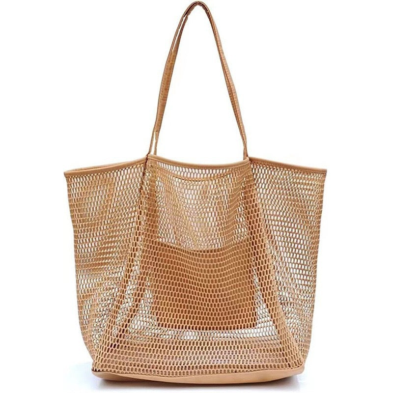 Beach bag in airy mesh design Kalsten