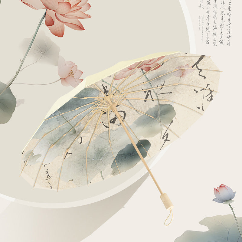 Ladies Foldable Sun Umbrella with Creative Panda Design Kalsten