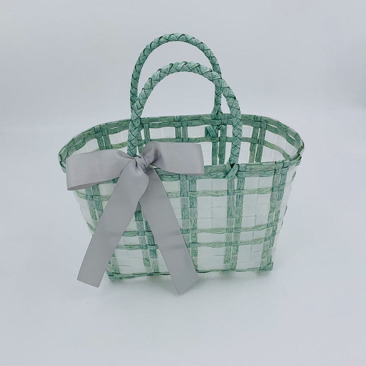 Decorative Basket Bag with Elegant Bow Kalsten