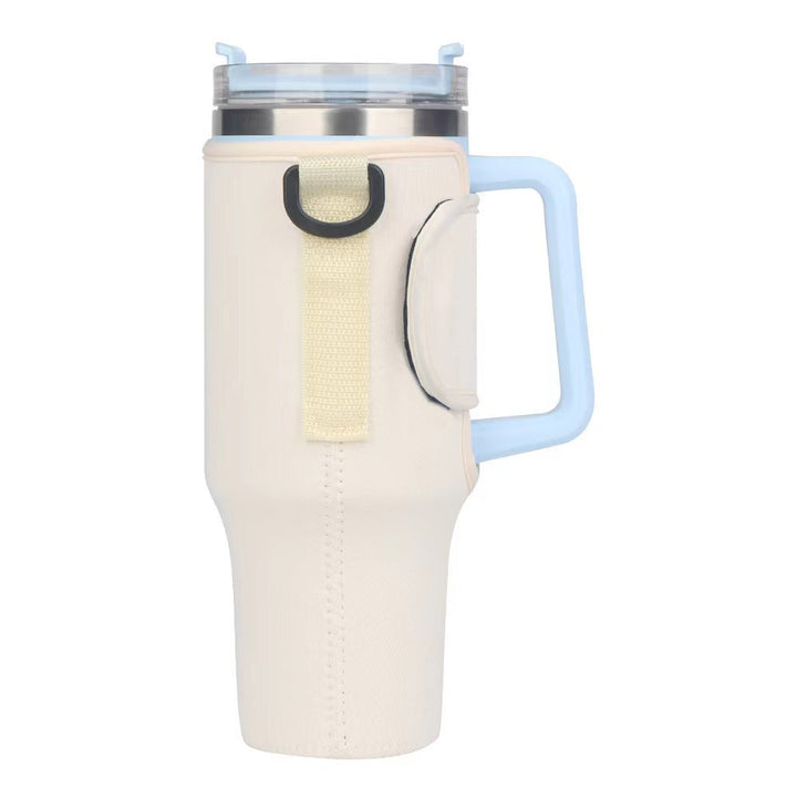 Ladies trendy and sparkling drinking bottle with shoulder bag Kalsten