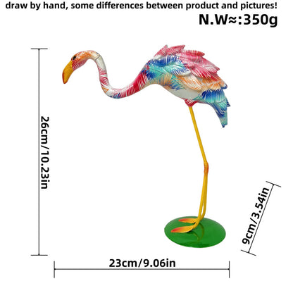 Decorative Flamingo Sculpture Acalora