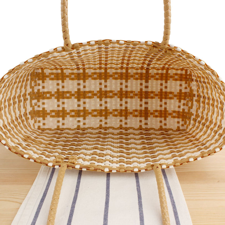 Braided Tote Bag with Stylish Patterns Kalsten