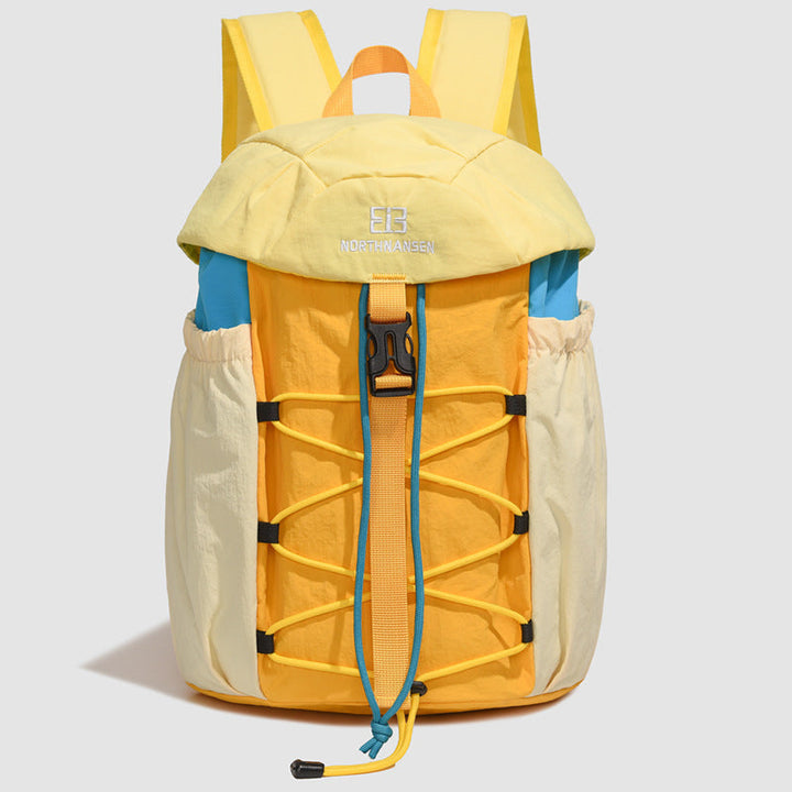 Unisex nan lighter urban outdoor backpack with elastic front tension cord and side elastic pockets Kalsten