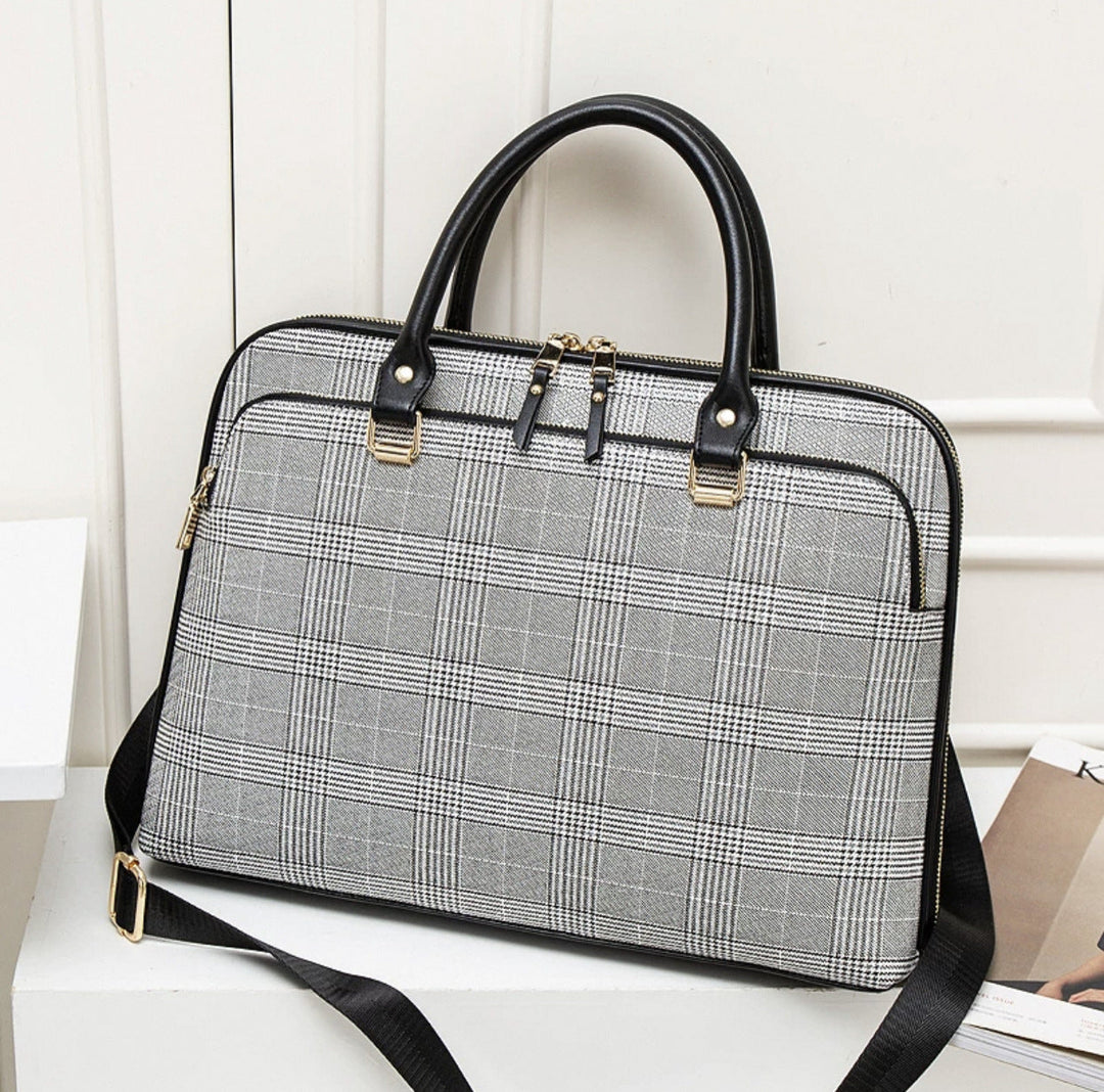 Elegant Laptop Bag in Luxurious Crocodile Look Kalsten
