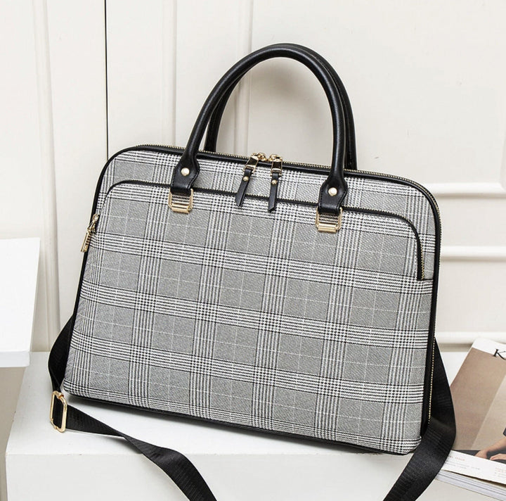 Elegant Laptop Bag in Luxurious Crocodile Look Kalsten