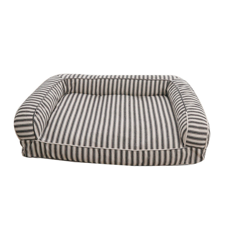 Striped Orthopedic dog Sofa