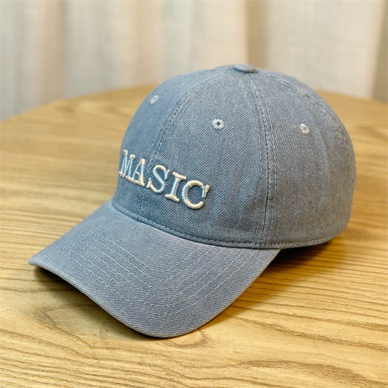 Women's Embroidered Denim Baseball Cap Kalsten