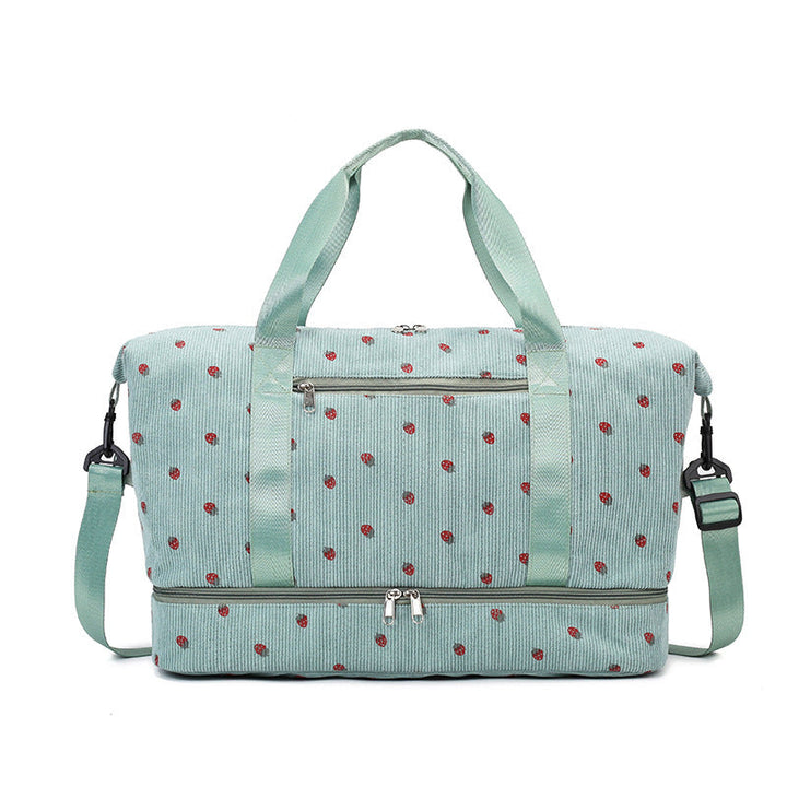 Multifunctional sport and travel bag with floral pattern Kalsten
