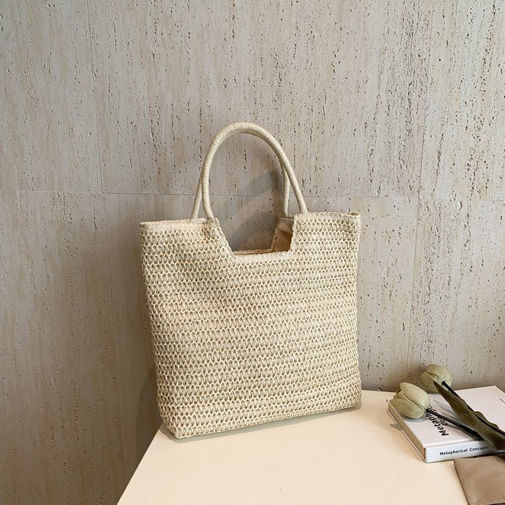 Handwoven tote bag with structured weaving Kalsten