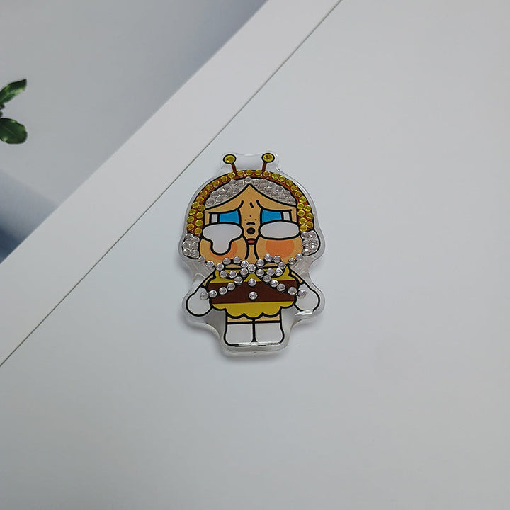 Decorative Rhinestone Character Brooch Kalsten