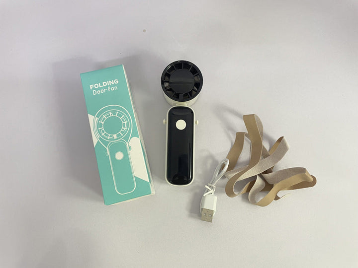 Unisex Portable Folding Fan with USB Charging Kalsten