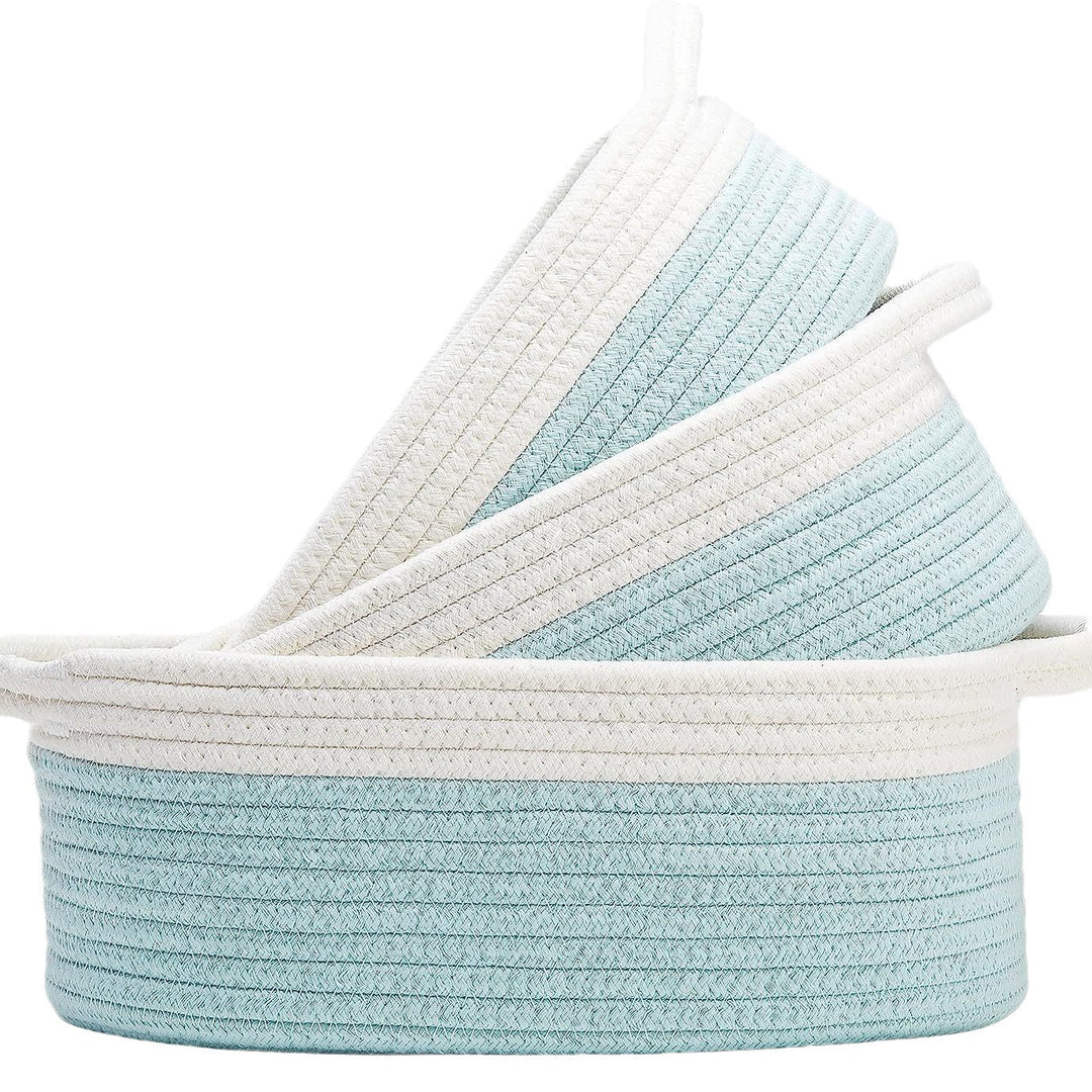 Ladies durable and stylish storage basket in layered look Kalsten