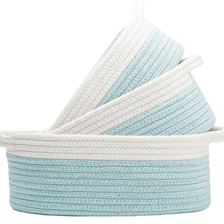 Ladies durable and stylish storage basket in layered look Kalsten