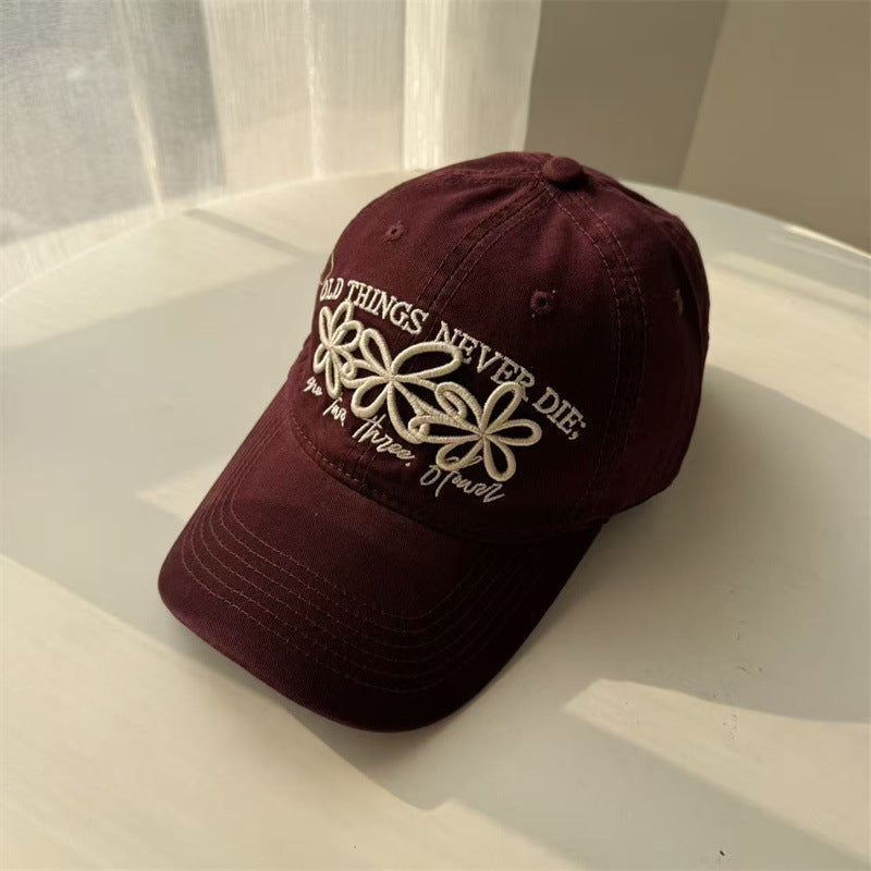 Women's Embroidered Floral Baseball Cap Kalsten 1783922211