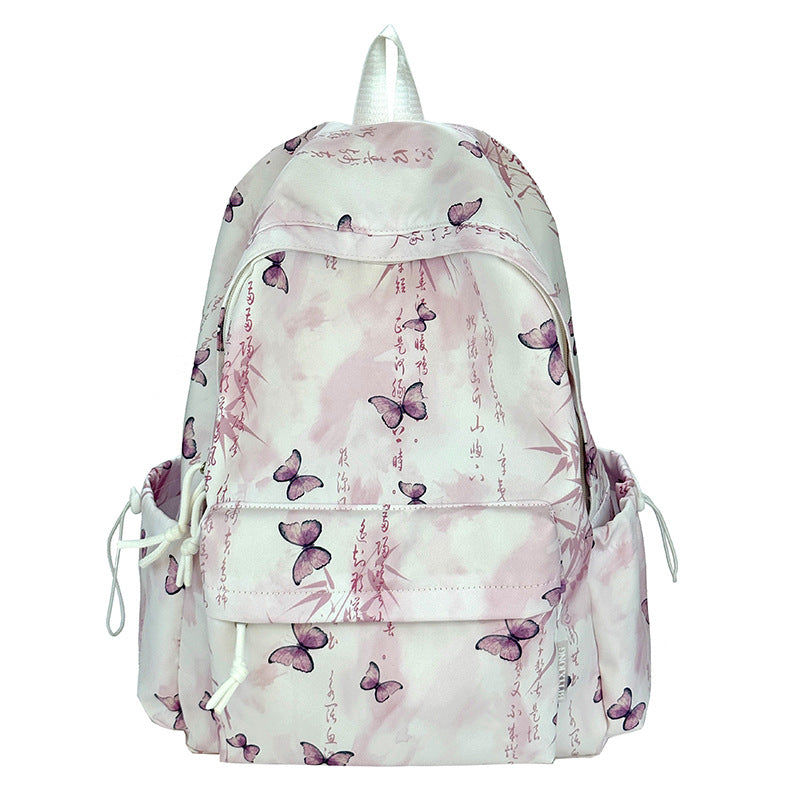 Artistic Butterfly Print Backpack Kalsten