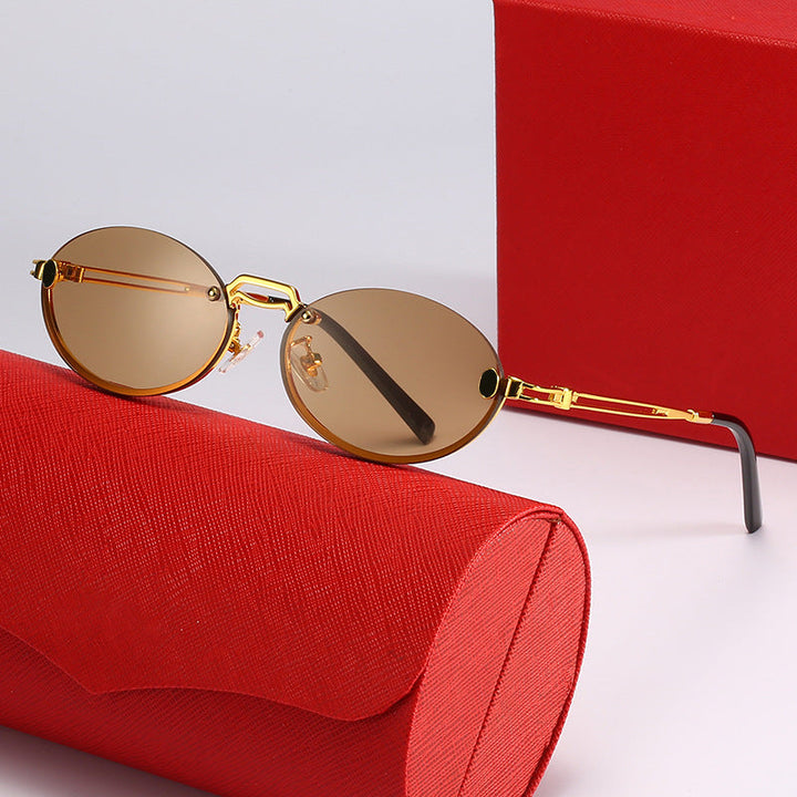 Women's fashionable sunglasses with intricate metal frame and stylish design Kalsten