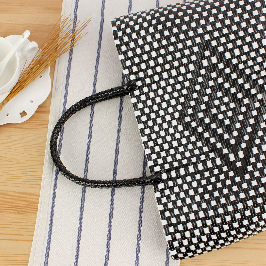 Braided Tote Bag Made of Robust Material with Structured Design Kalsten