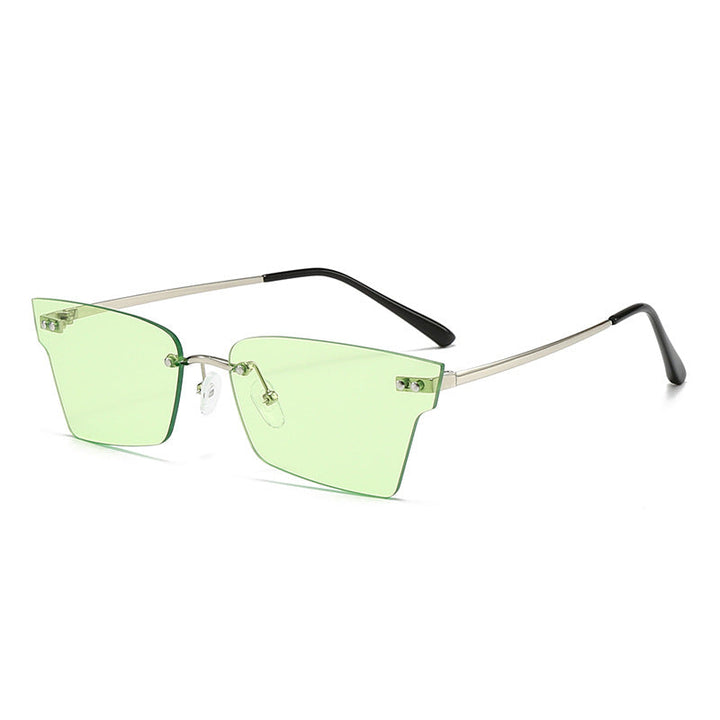 Ladies trendy geometric sunglasses with ultra-light frame Kalsten