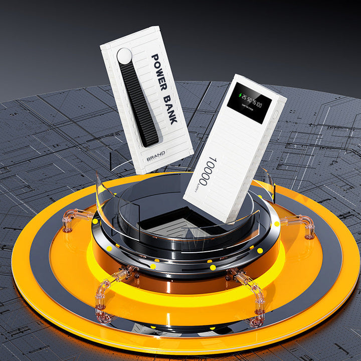 Compact power bank with LED display and fast charging function Kalsten