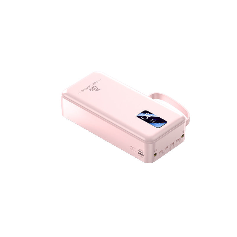 portable fast-charging power bank with integrated charging cables Kalsten