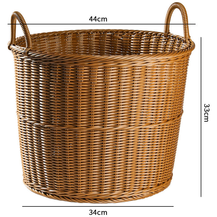 Premium Handwoven Wicker Storage Bin Kalsten