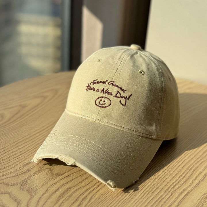 Women's Distressed Cotton Baseball Cap Kalsten 1784270914