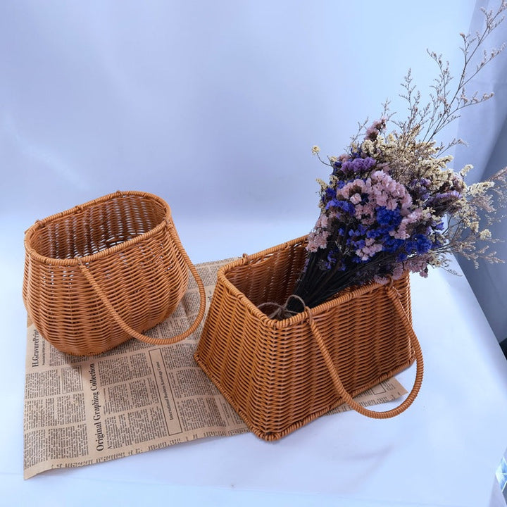 Women Diamond-shaped Handheld Basket Kalsten