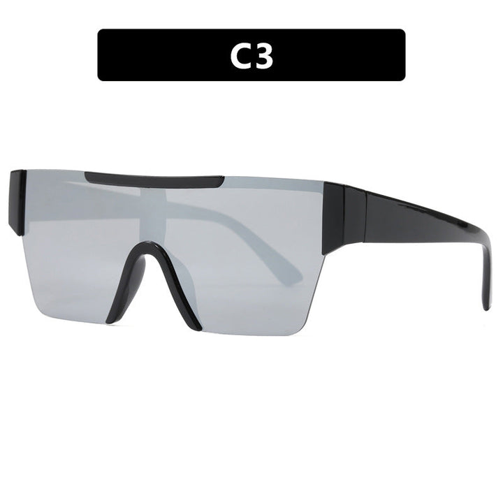 Women's futuristic sports sunglasses with UV protection and wide lens area Kalsten