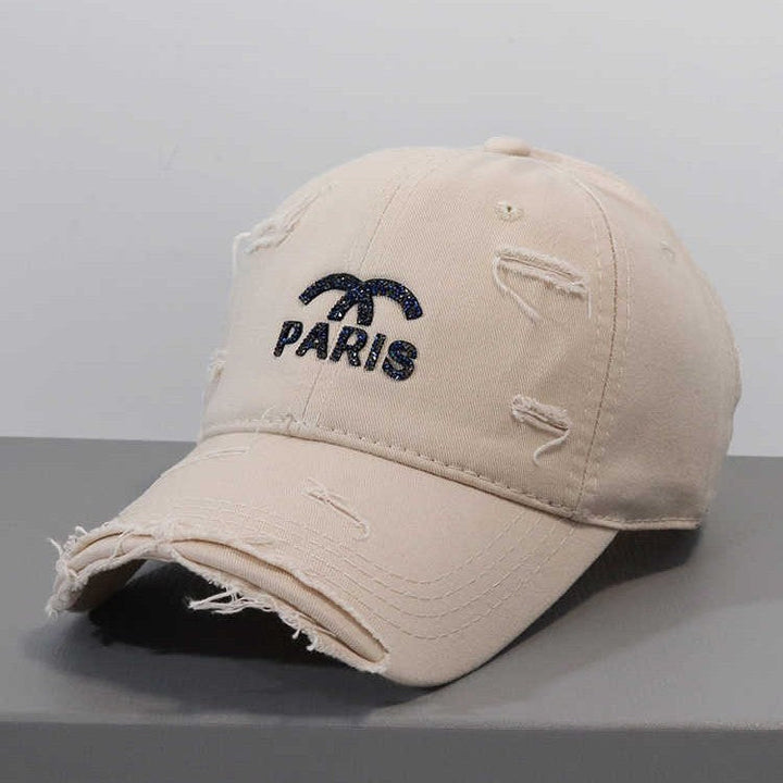 Women's Distressed Graphic Adjustable Baseball Cap Kalsten