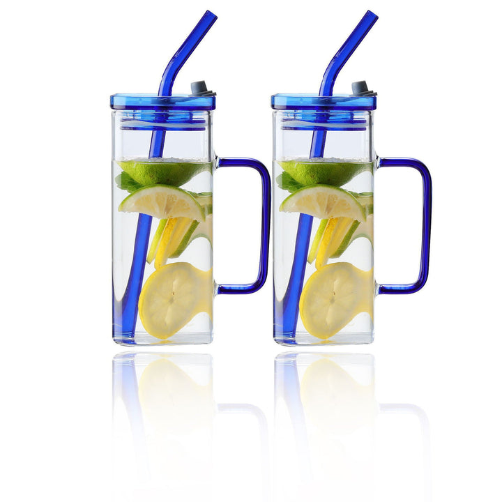 Women's drinking container with innovative lid system and integrated straw Kalsten
