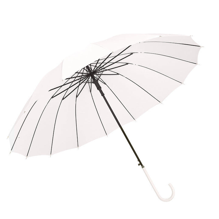Ladies elegant automatic folding umbrella with ergonomic design and wind-resistant construction Kalsten