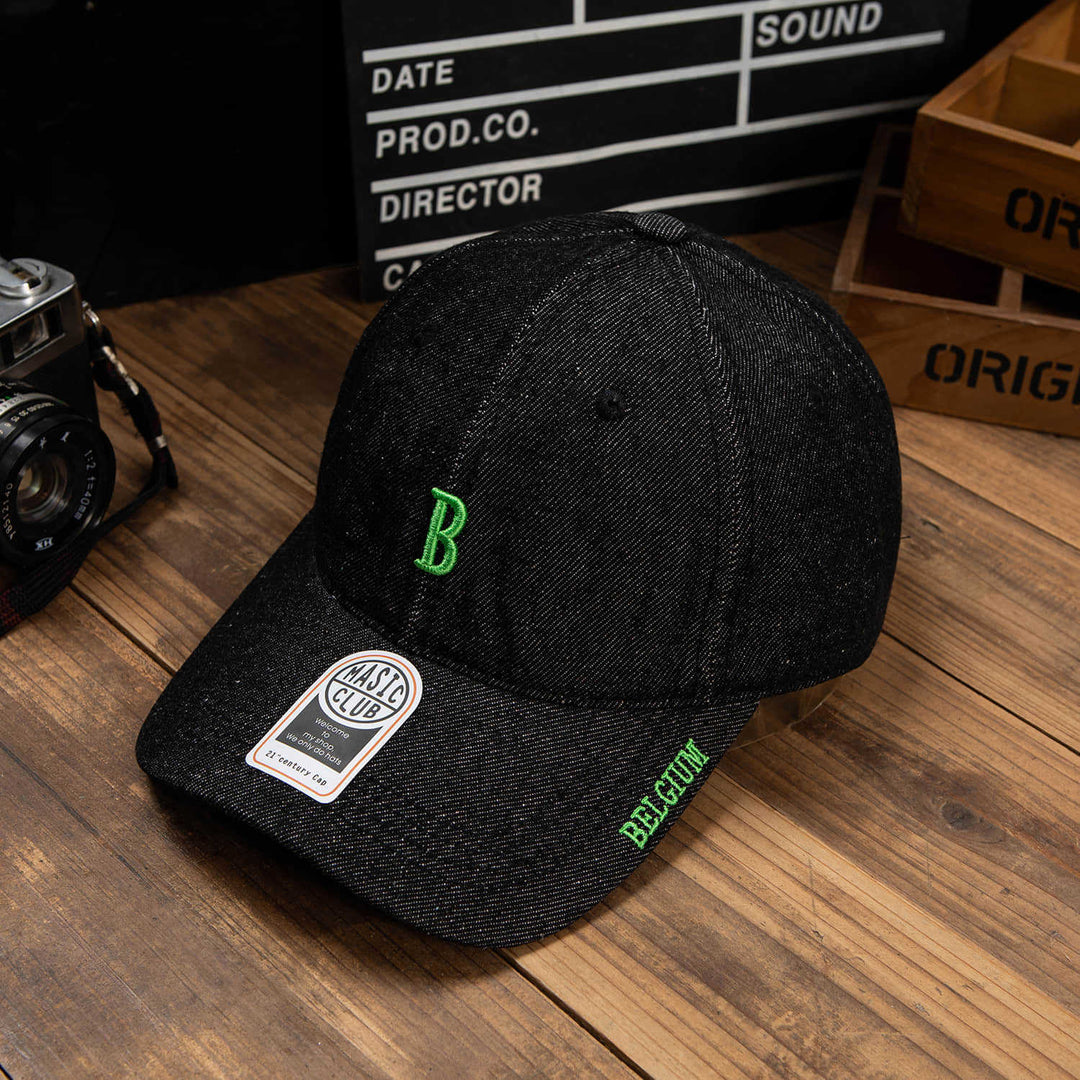 Men's Denim Embroidered Baseball Cap Kalsten