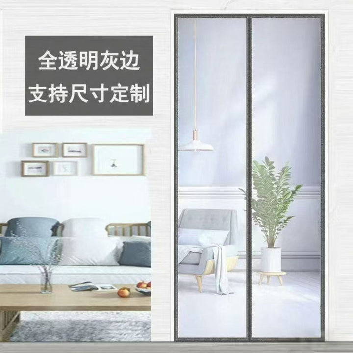 Women's Transparent Sliding Door Curtain Kalsten