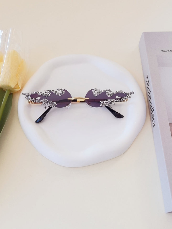 Women's extravagant design sunglasses with sparkling embellishments Kalsten